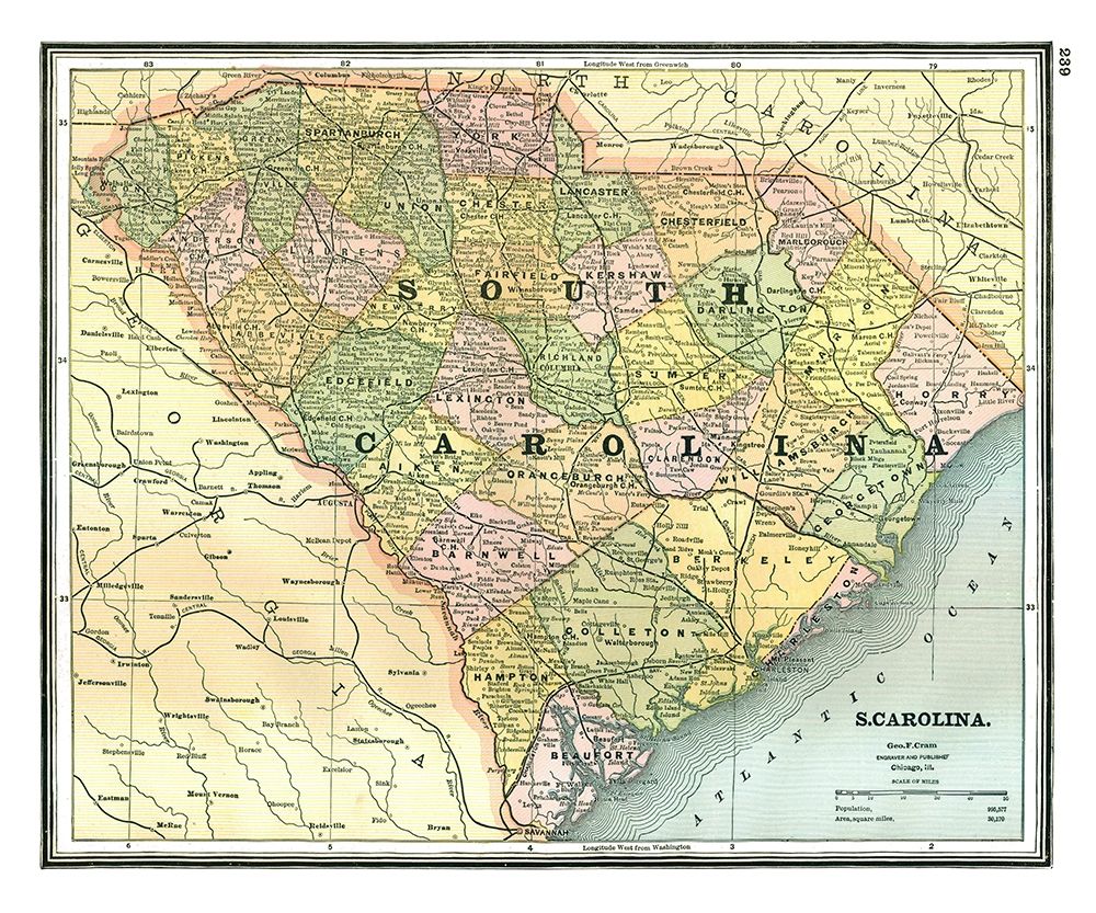 South Carolina - Johnson 1888