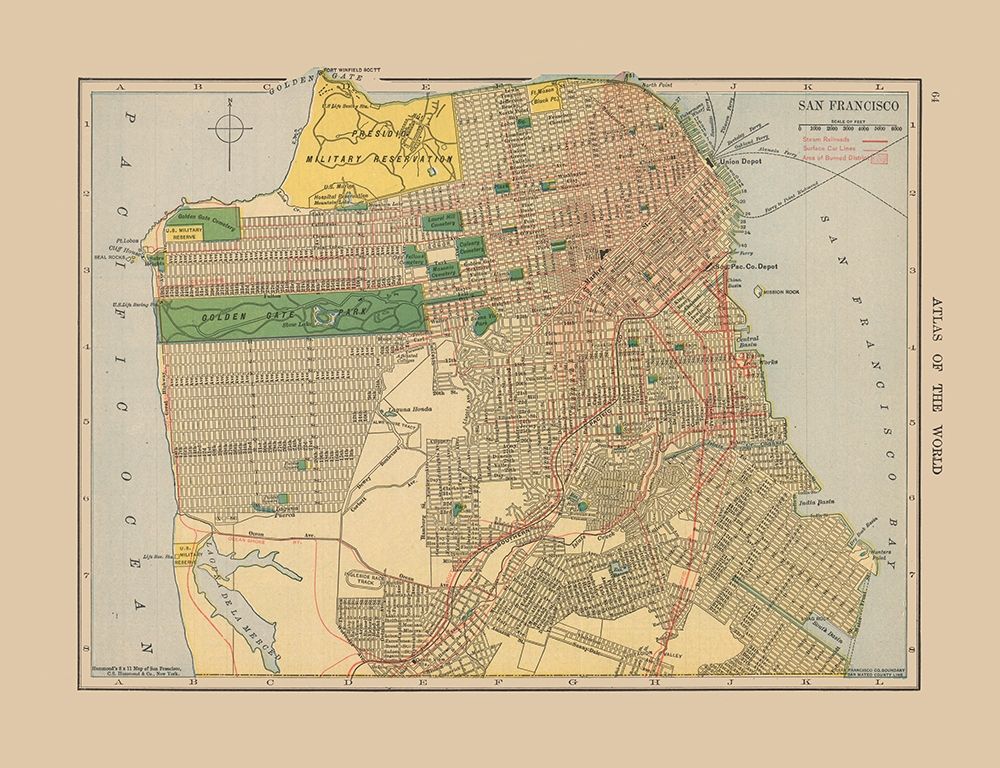 San Francisco California - Hammond 1910