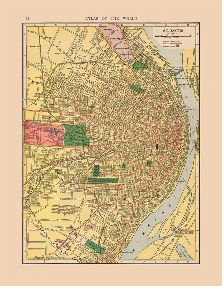 Saint Louis  Missouri - Hammond 1910