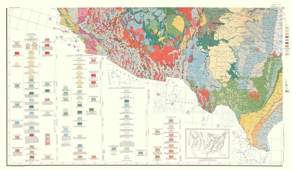 Southwest United States - USGS 1960