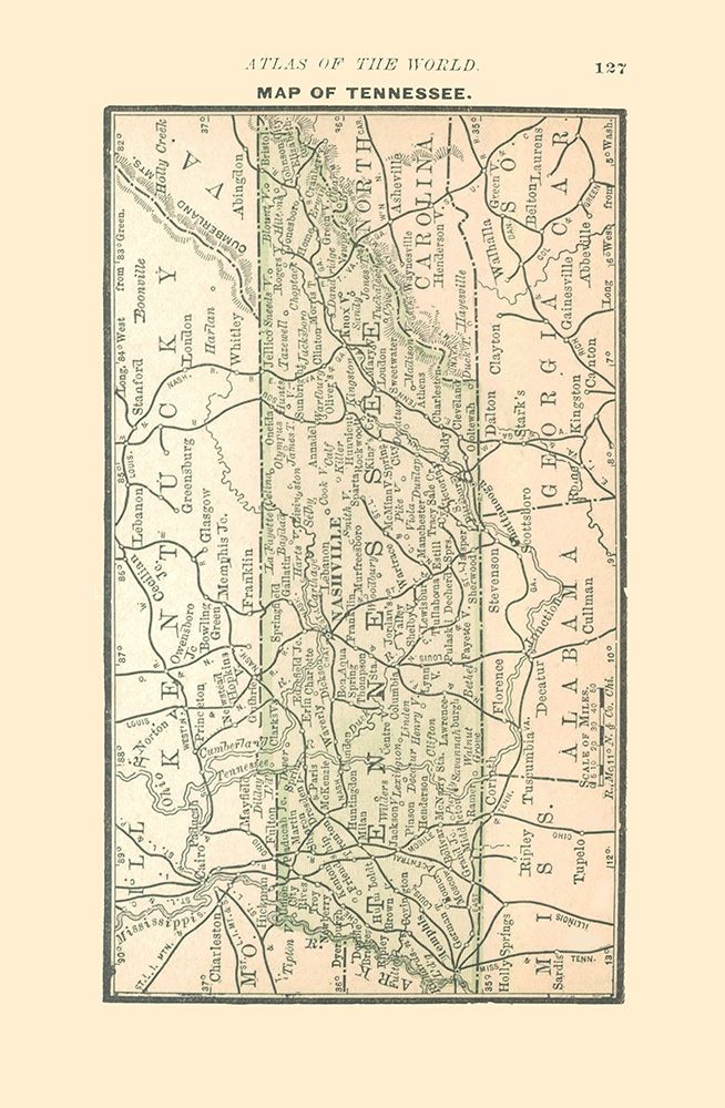 Tennessee - Alden 1886