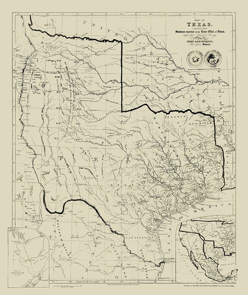 Texas - Arrowsmith 1841