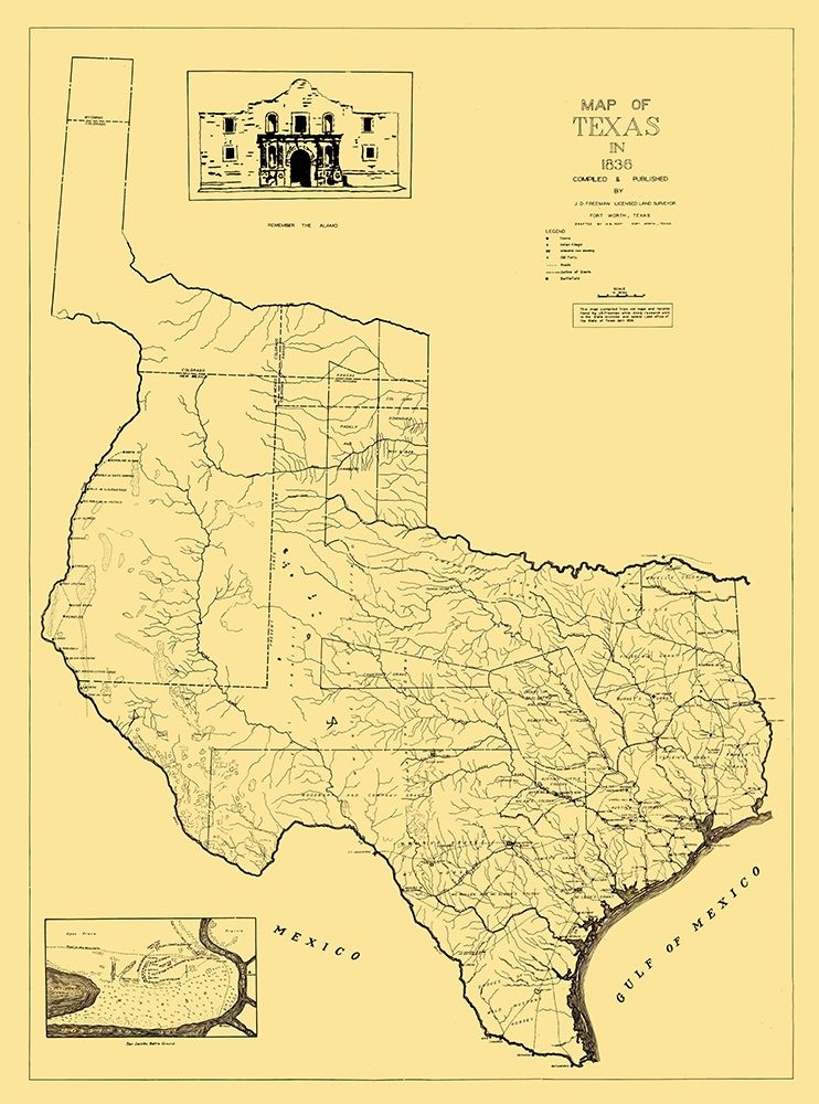 Texas - Freeman 1836