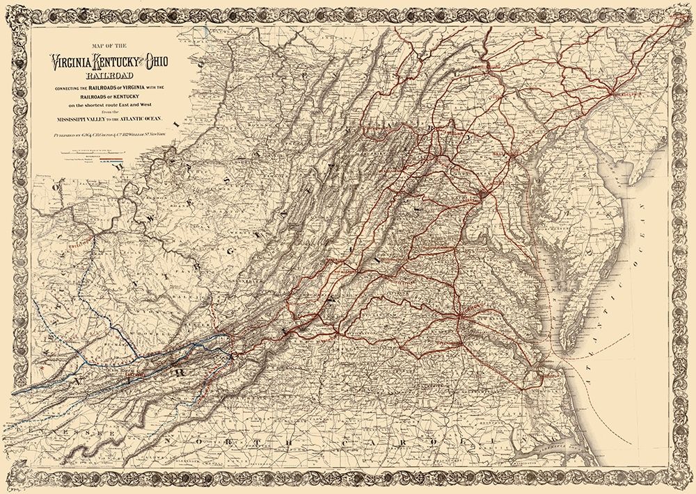 Virginia, Kentucky and Ohio Railroad 1881