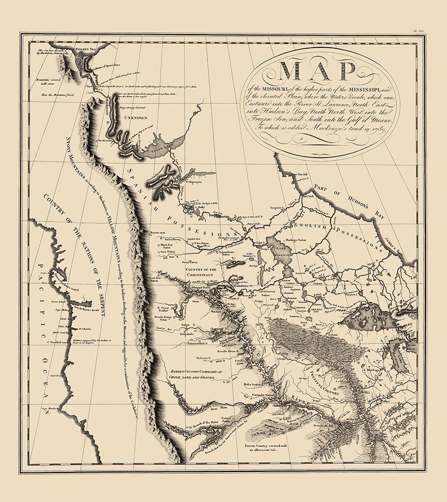 Western North America - Collot 1796