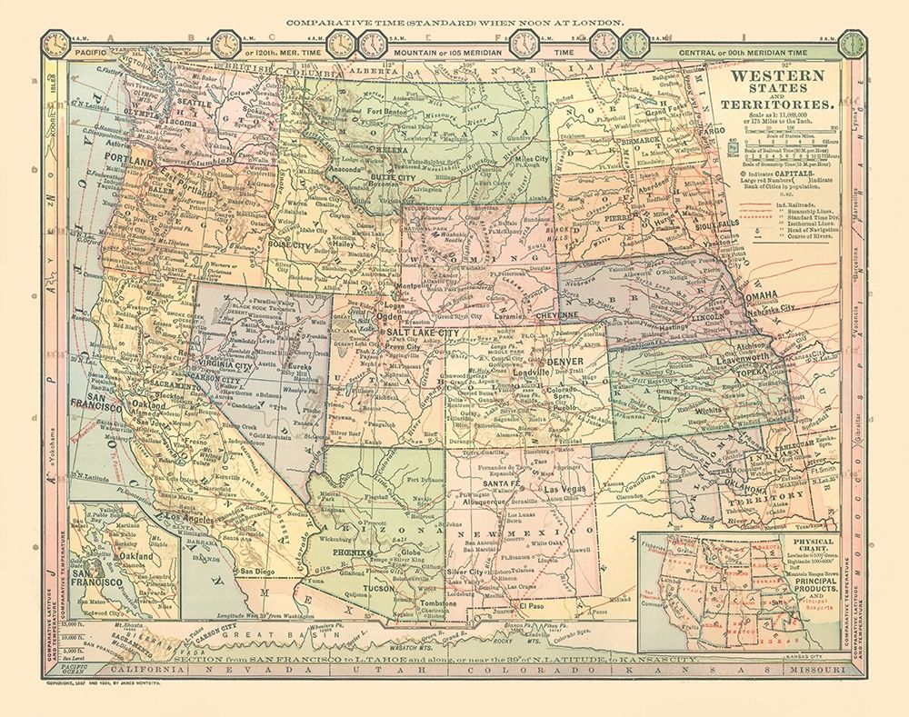 Western States - Monteith 1882