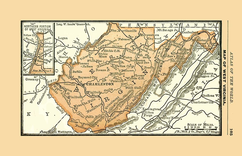 West Virginia - Alden 1886