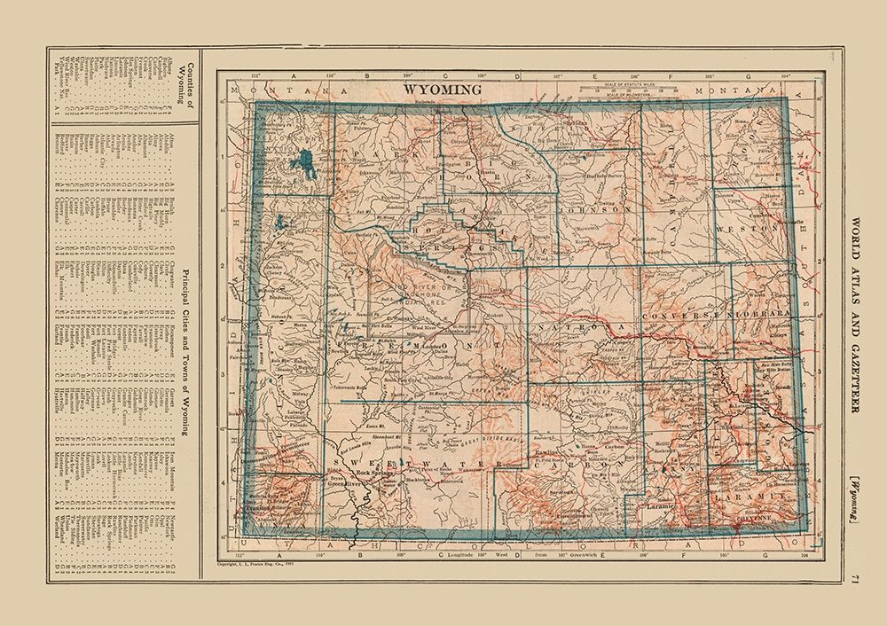 Wyoming - Poates 1921