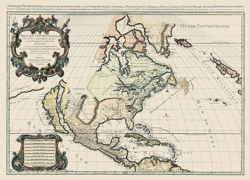 Amerique Septentrionale - 1674