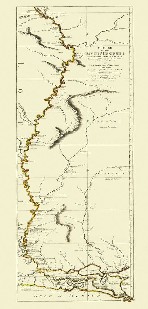 Mississippi River, Louisiana - 1775