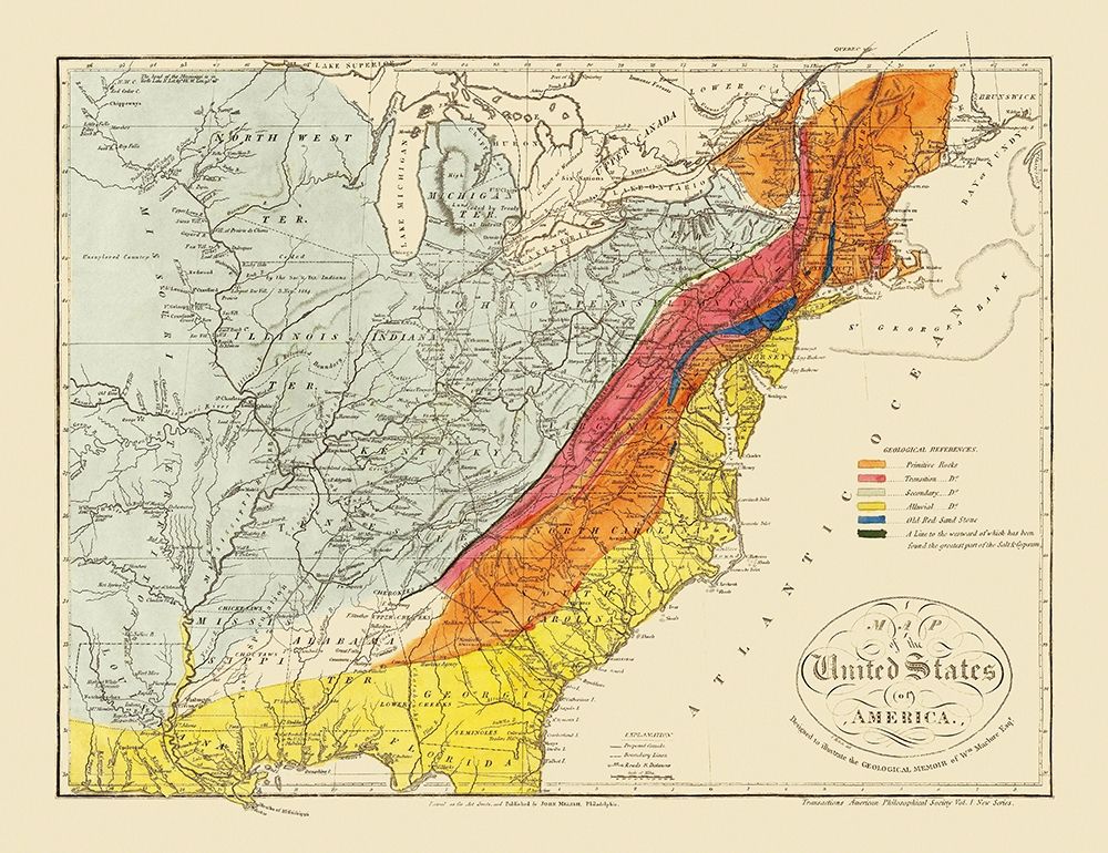 United States of America - Melish 1817