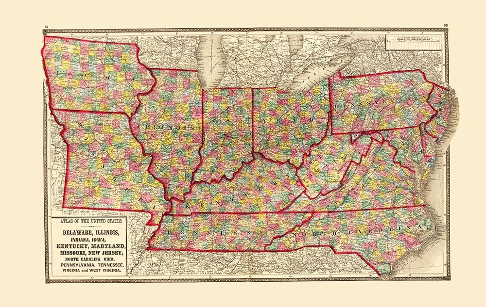 US - Iowa and Missouri - Pennsylvania and Carolina