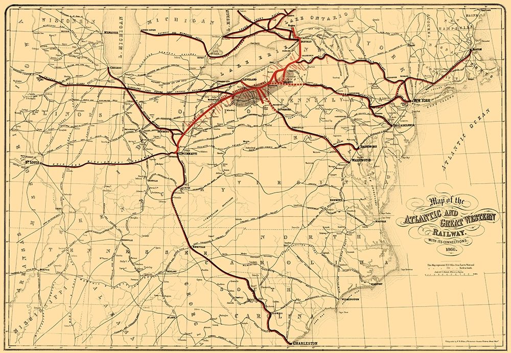 Atlantic and Great Western Railway - Bihan 1866