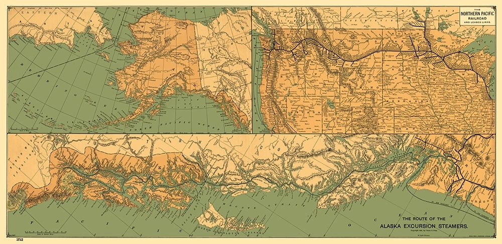 Alaska Excursion Steamers, Northern Pacific 1891