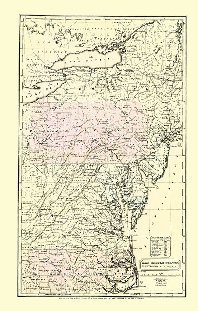 Eastern United States - Huntington 1830