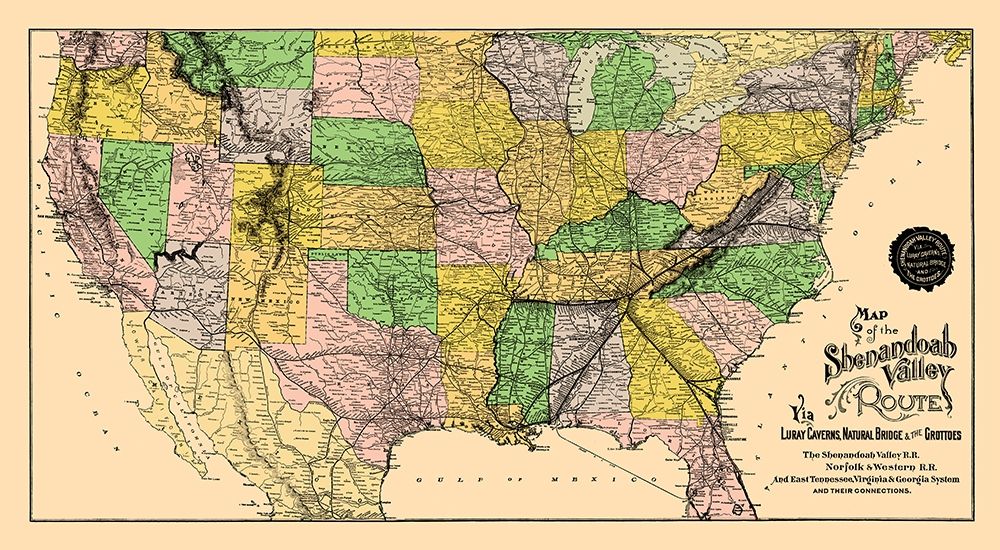 Shenandoah Valley Route - Matthews 1890