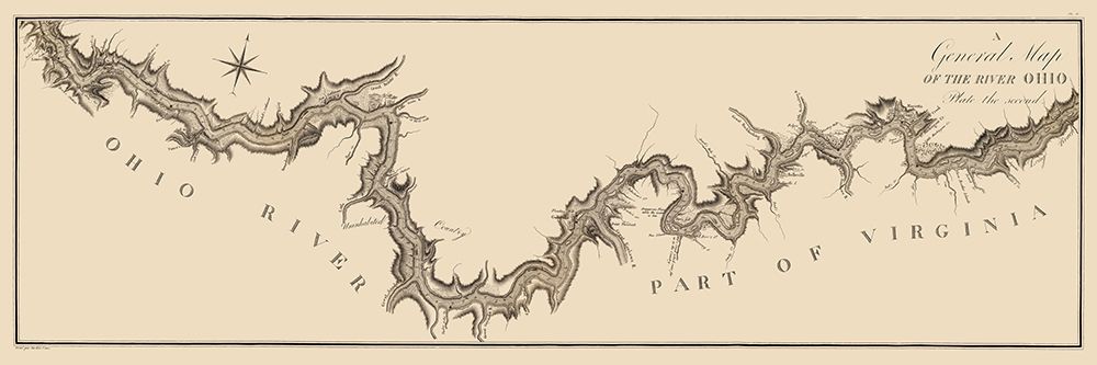Ohio River - Collot 1796