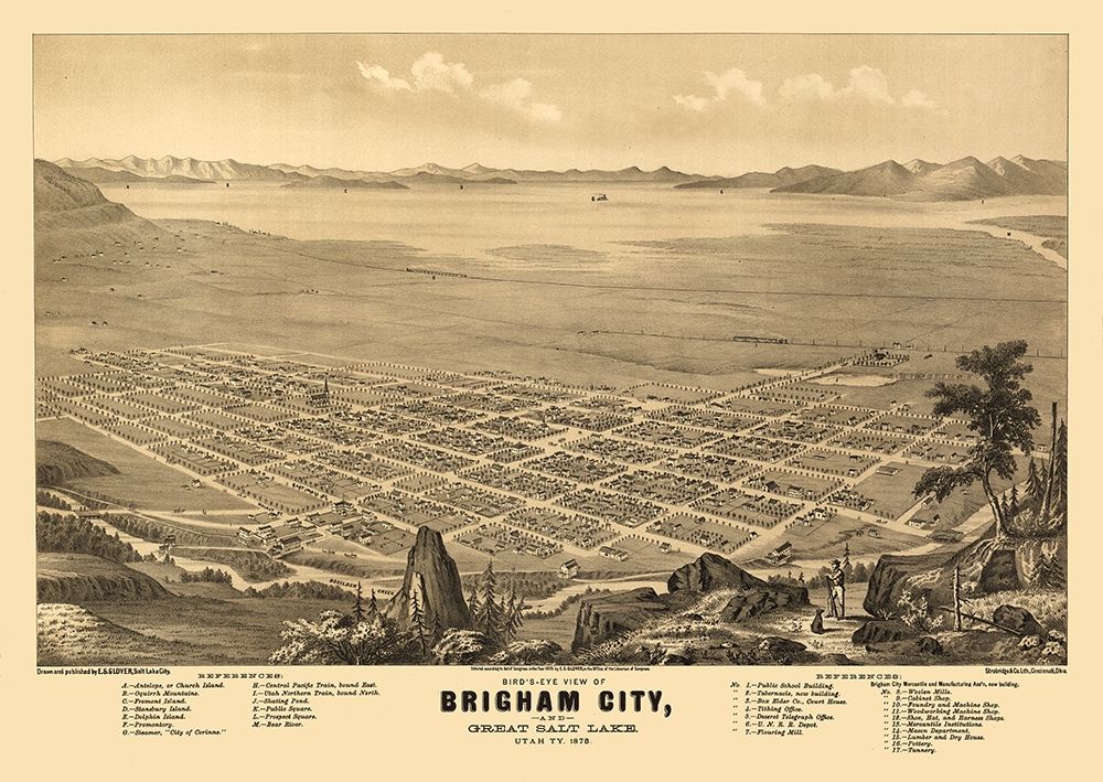 Brigham Utah - Glover 1875