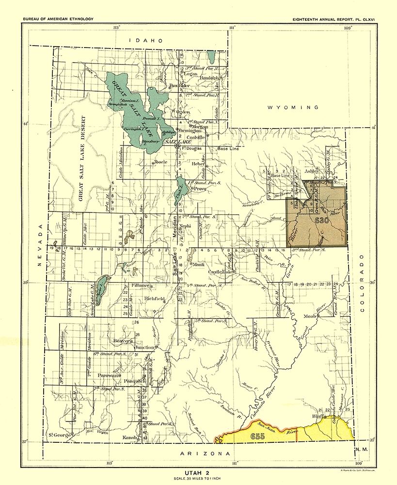 Utah - Hoen 1896