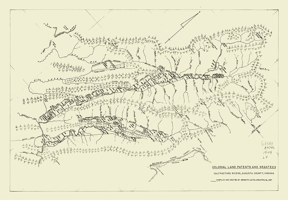 Augusta County Virginia - Leitch 1947