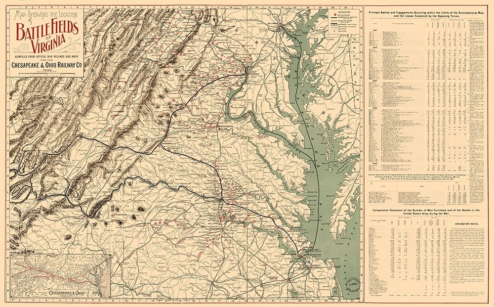 Battle Fields Virginia - 1898