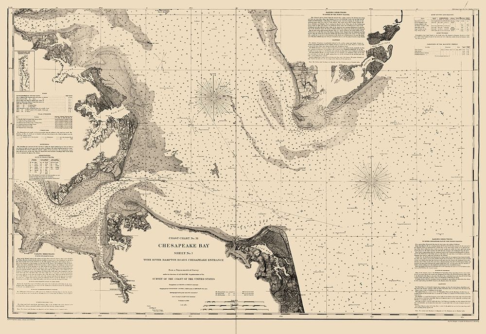 Chesapeake Bay, York River - Williams 1863