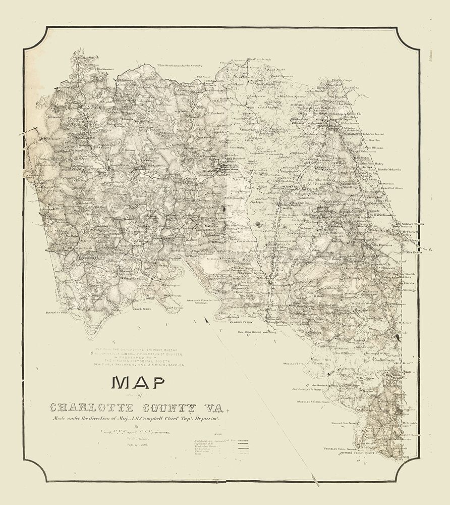 Charlotte County Virginia - Campbell 1864