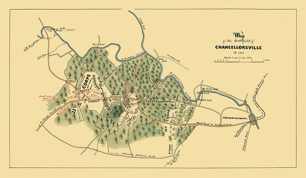 Chancellorsville Virginia - 1863