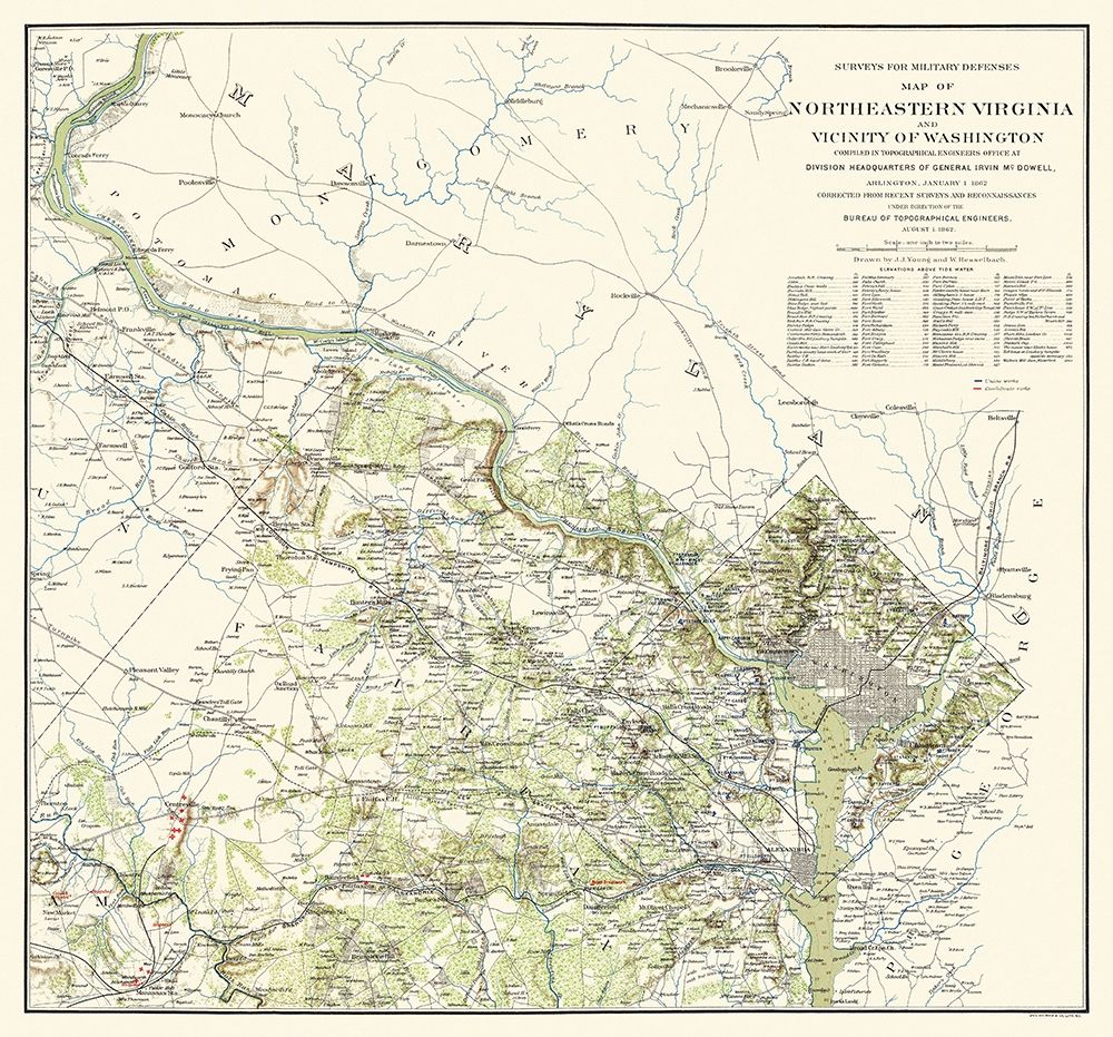 Military Defenses Virginia Washington