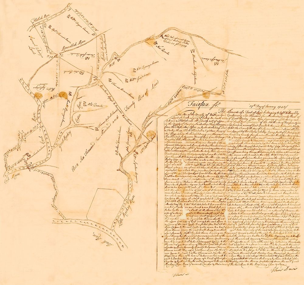 Fairfax County Virginia - Davis 1748