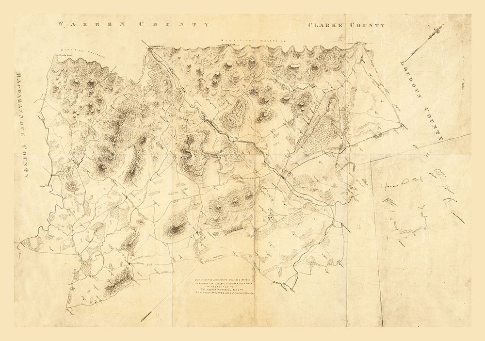Fauquier County Virginia - Gilmer 1860