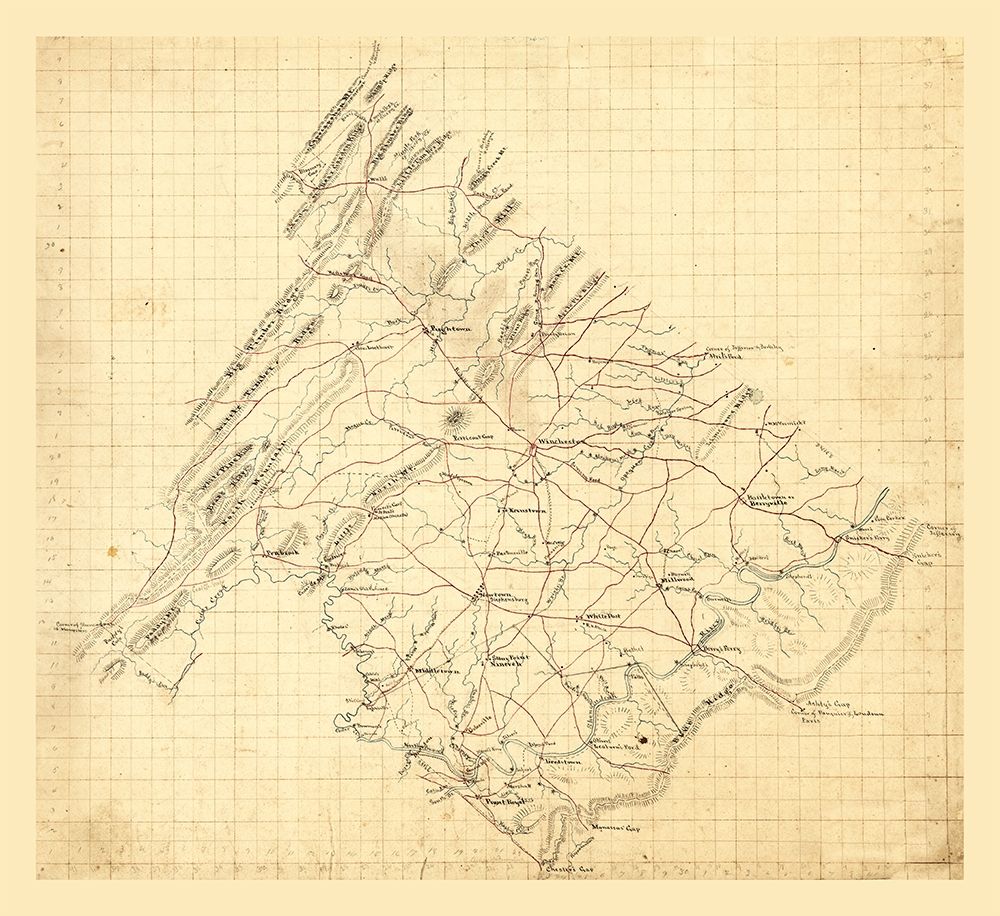 Frederick County Virginia - 1860