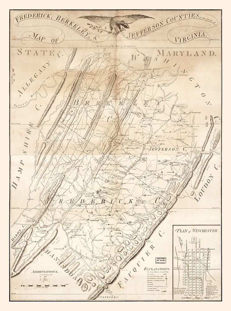 Frederick Berkeley Jefferson County Virginia - Tarte 1809