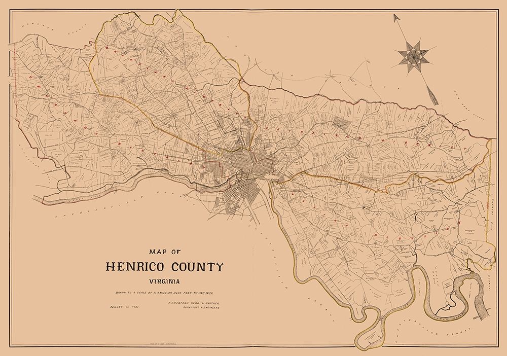 Henrico County Virginia - Crawford 1901