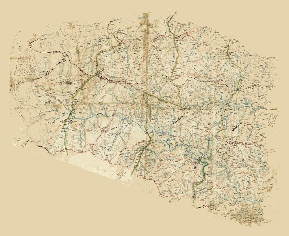 Louisa County Virginia - 1860