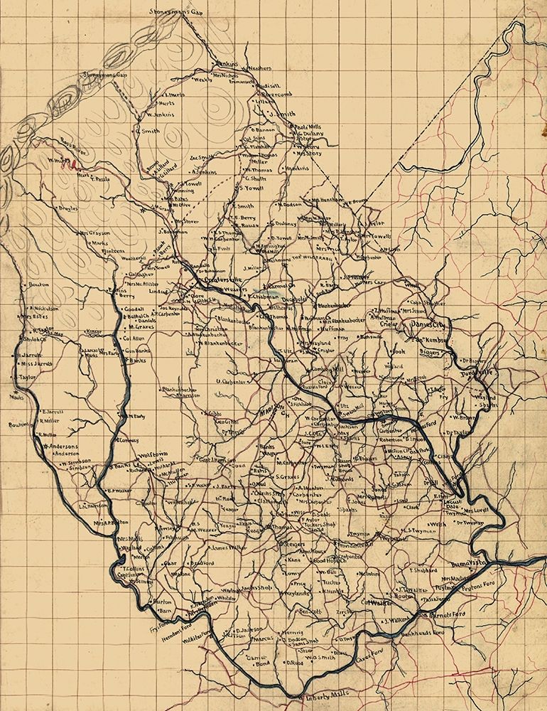 Madison County Virginia -  1860