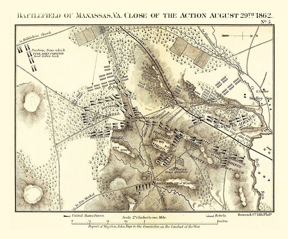 Manassas Virginia - Bowen 1866