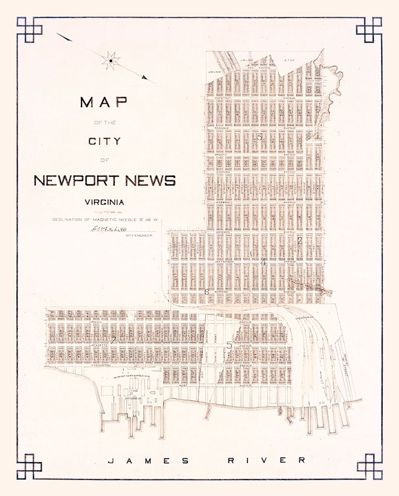 Newport News Virginia - Fitchett 1910