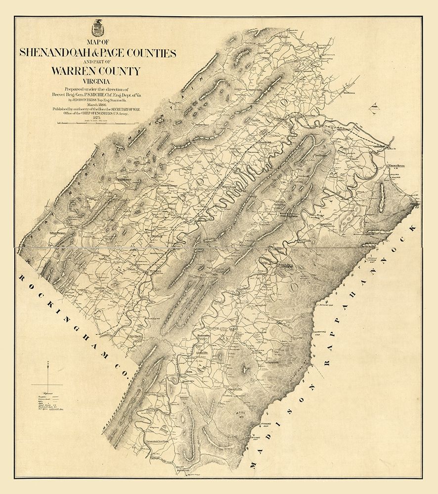 Page County Virginia - Michie 1875