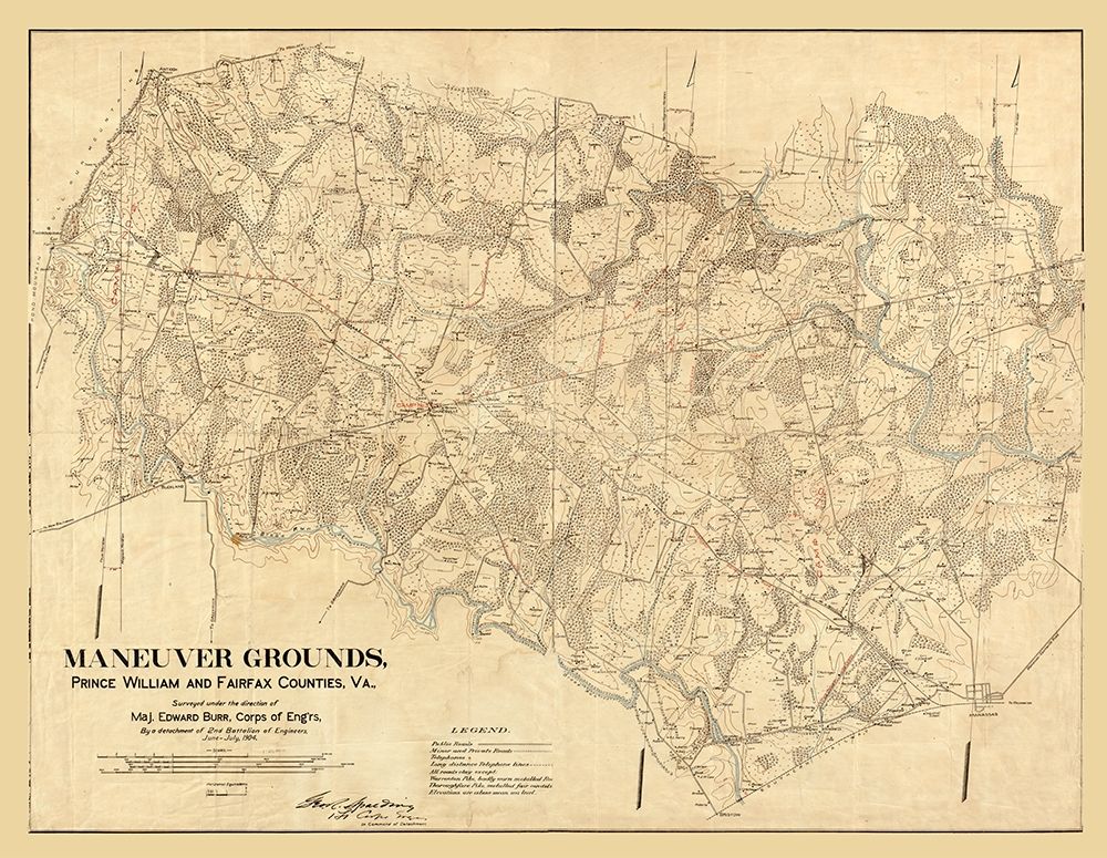 Prince William County Virginia - Burr 1904