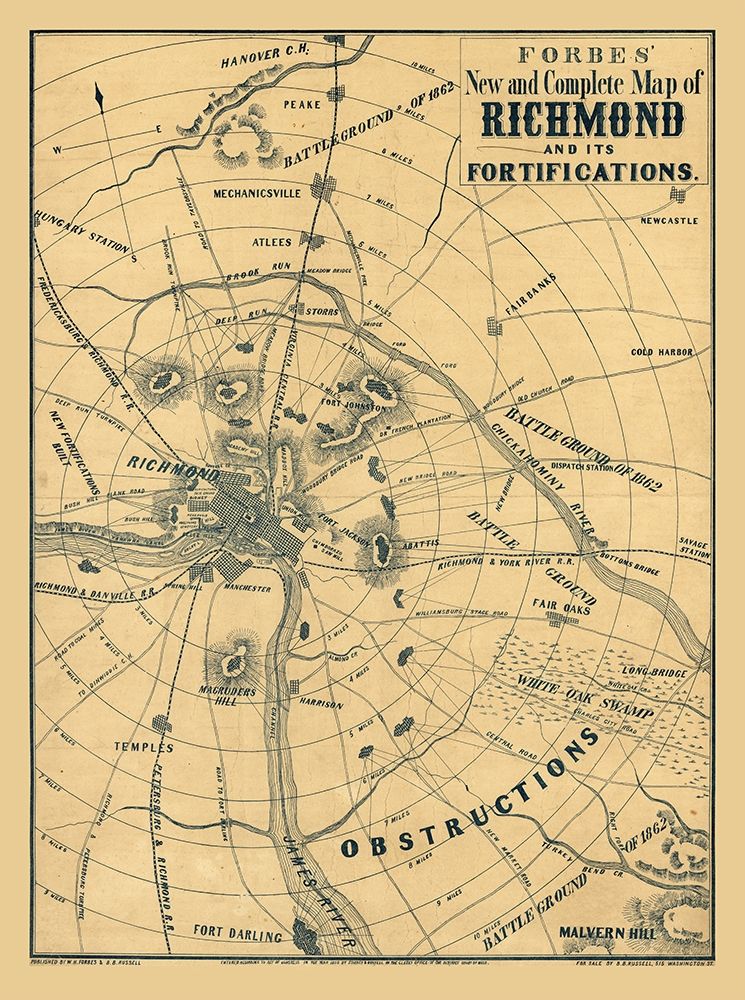 Richmond Virginia - Forbes 1864