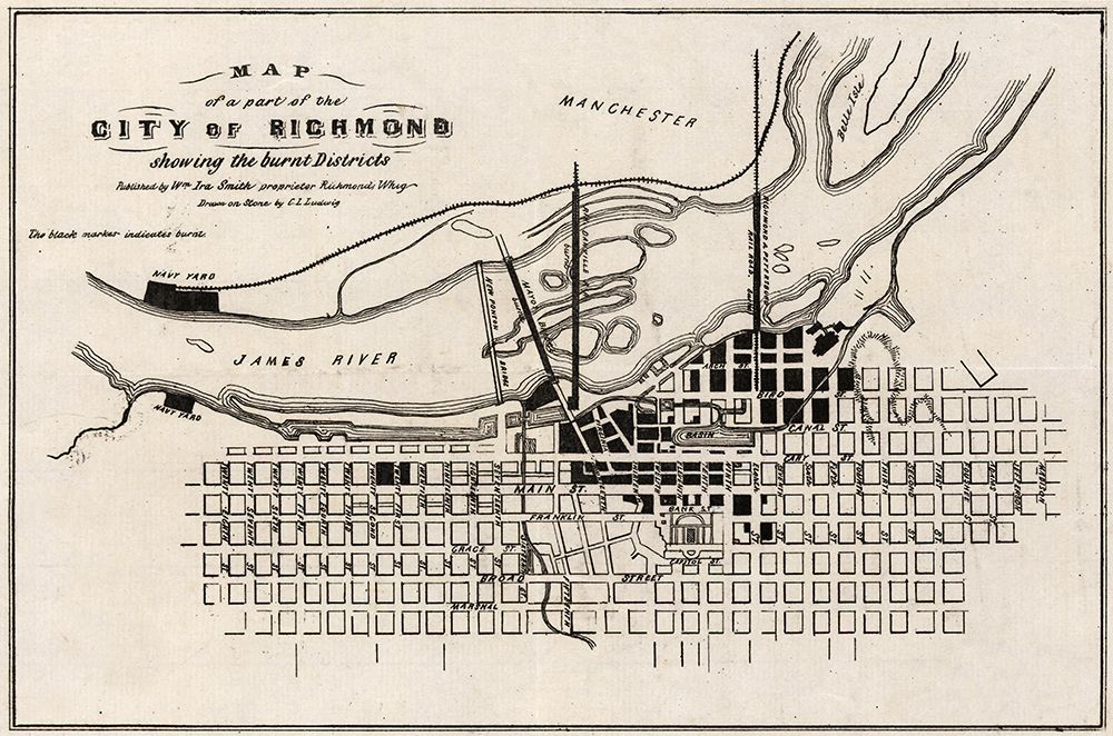 Richmond Virginia - Ludwig 1865