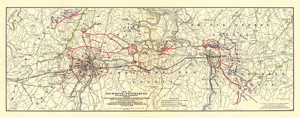 Richmond Petersburg Virginia - Filcher 1907