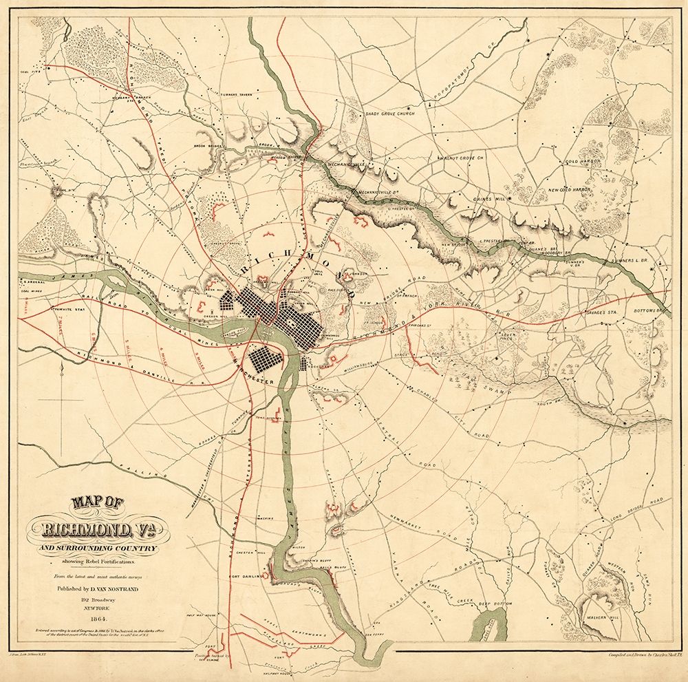 Richmond Virginia - Shell 1864