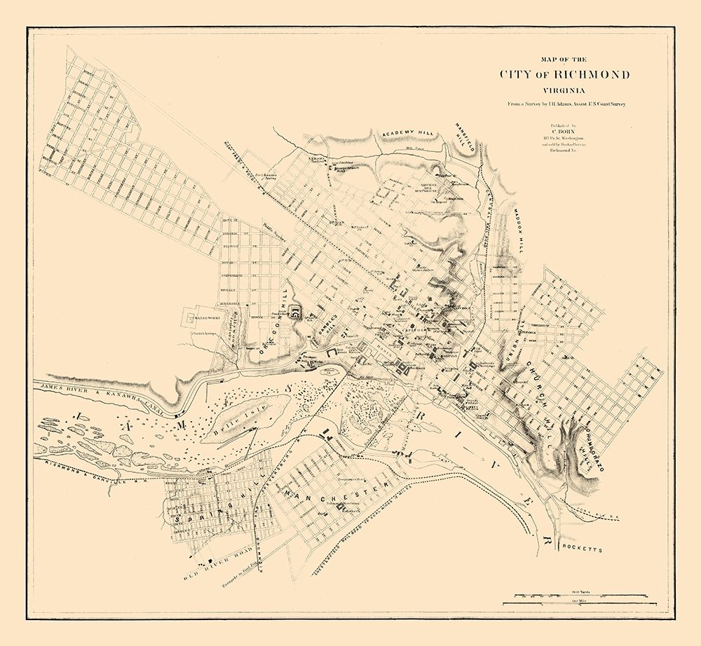 Richmond Virginia - Adams 1864