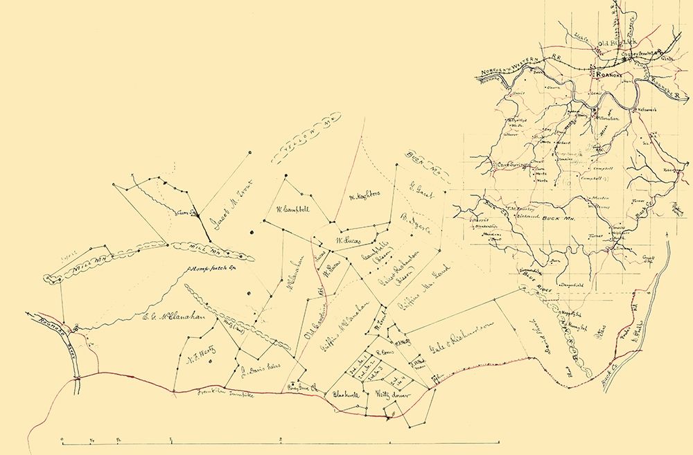 Roanoke Virginia - 1880