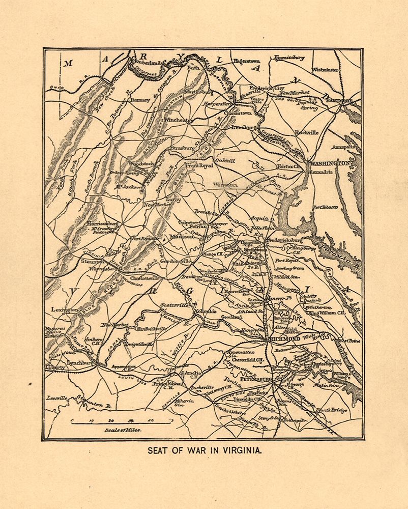 Seat of War Virginia 1865