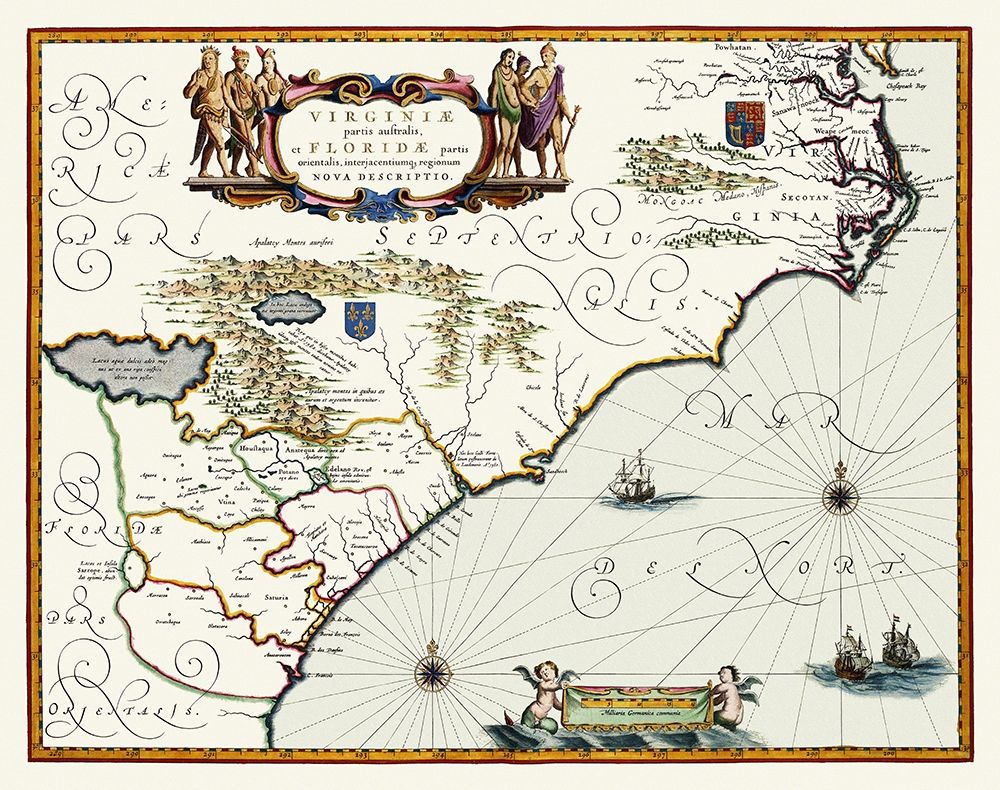 Virginia to Florida - Southeast Coast - 1640
