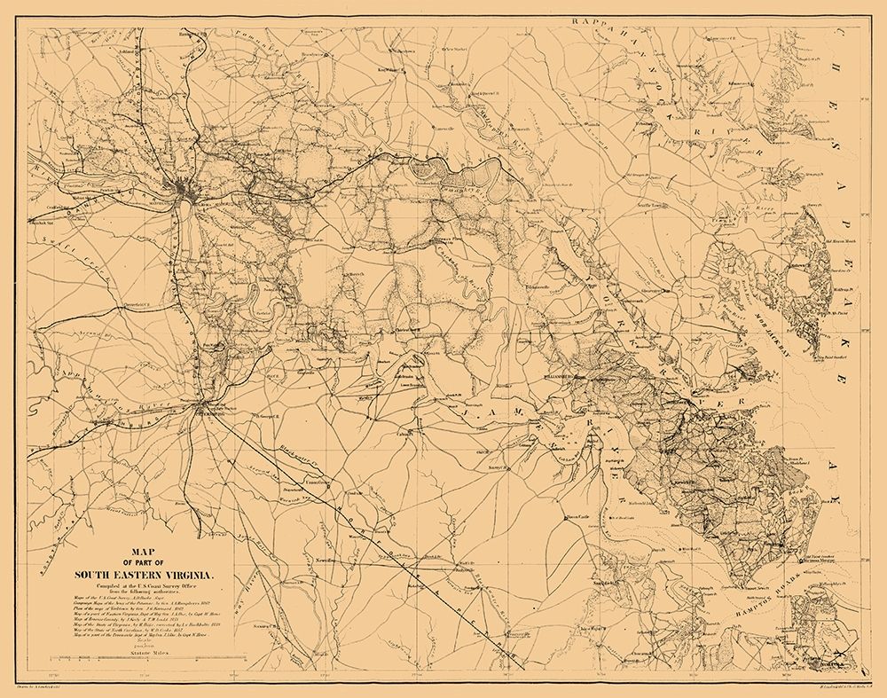 South Eastern Virginia - Cooke 1862