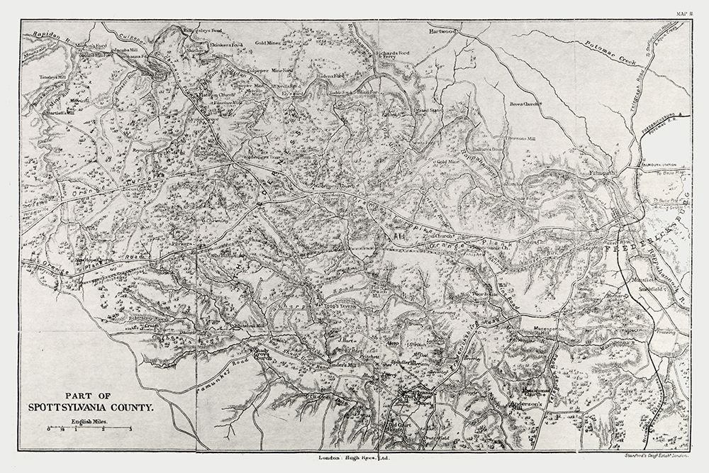 Spotsylvania County Virginia - Stanford 1860